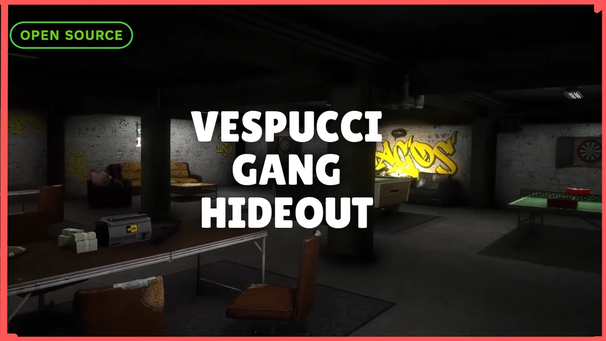 Vespucci Gang Hideout MLO FiveM | Secret Gang Base & Criminal HQ | Open Source
